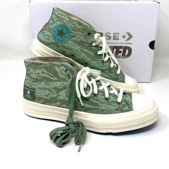 💖MEGA SALE💖Converse Men 172397C CHUCK 70 MID SEA Spray Fossil Green  Sneakers - Picture 4 of 11
